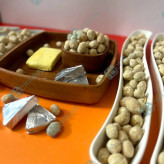 بادام زمینی روکشدار کره ای